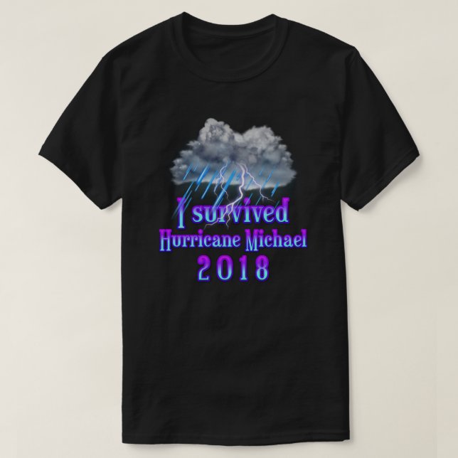 I survived Hurricane Michael rain T-Shirt (Design Front)
