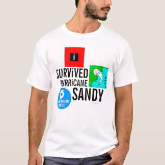 I Survived Hurricane Sandy Sign T-Shirt 3