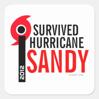 I Survived Hurricane Sandy Sticker 4