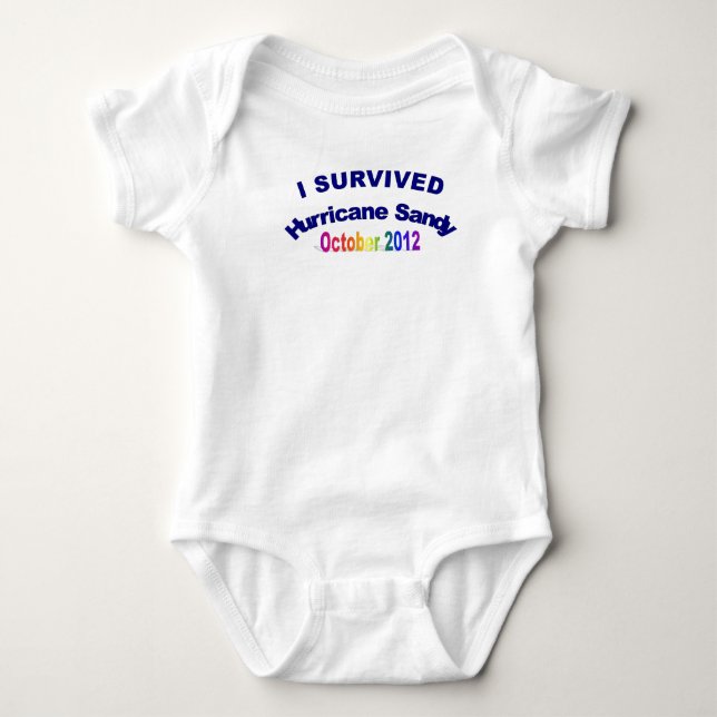 I Survived Hurricane Sandy T-Shirt (Front)