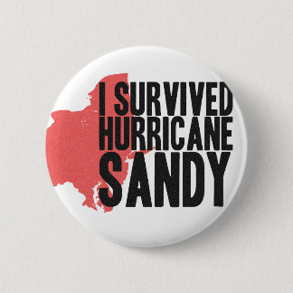 I Survived Hurricane Sandy  T-Shirt Pinback Button