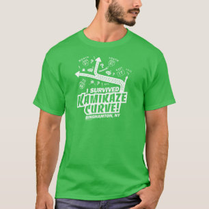 I Survived Kamikazi Curve! Binghamton, NY T-Shirt