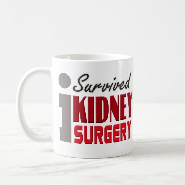I Survived Kidney Surgery Mug (Left)