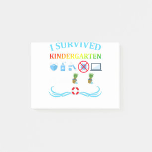 I Survived Kindergarten Class Of 2021 Graduation Q Post-it Notes