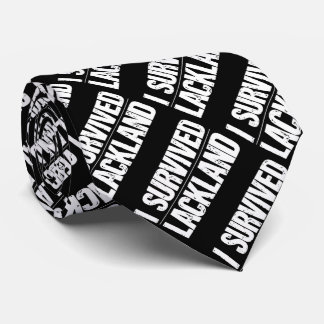 I Survived Lackland AFB Basic Military Training Neck Tie