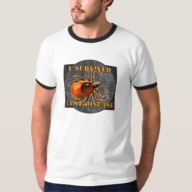 I Survived Lyme Disease t-shirt (Front)