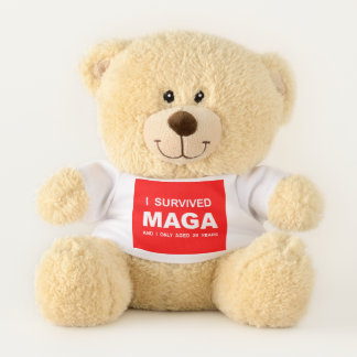 I Survived MAGA Teddy Bear