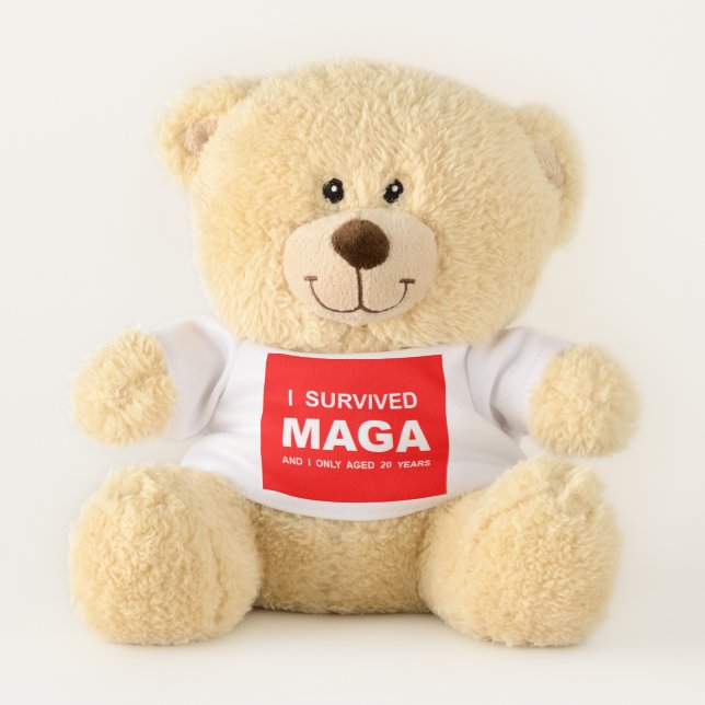 I Survived MAGA  Teddy Bear (Front)