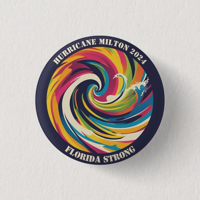 I survived Milton hurricane Florida strong  Button (Front)
