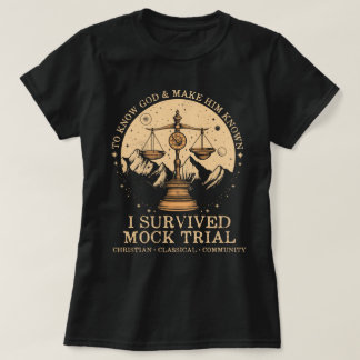 I Survived Mock Trial Challenge B CC Conversations T-Shirt