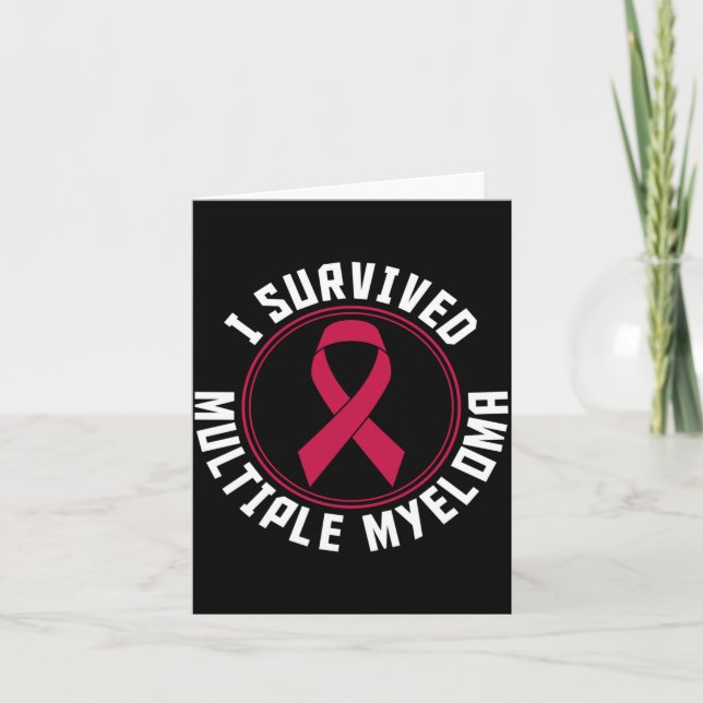 I Survived Multiple Myeloma Awareness Performance Card (Front)