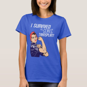 I Survived My Son's Transplant Funny Caregiver T-Shirt