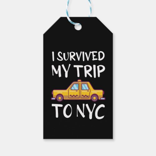 I Survived My Trip To NYC Gift Tags