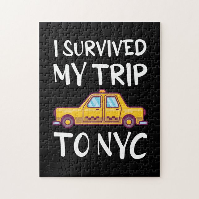 I Survived My Trip To NYC Jigsaw Puzzle (Vertical)