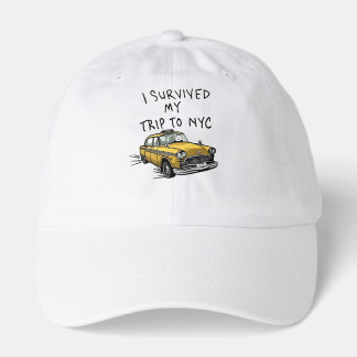 I Survived My Trip To NYC New York Taxi Hat