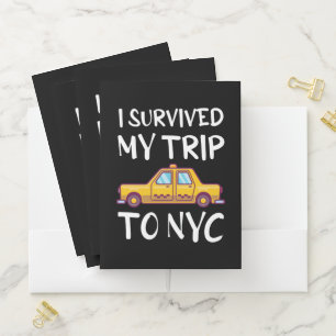 I Survived My Trip To NYC Pocket Folder