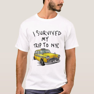 I Survived My Trip To NYC Shirt, Viral New York T-Shirt