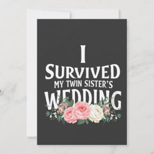 I Survived My Twin Sister’s Wedding Couples Announcement