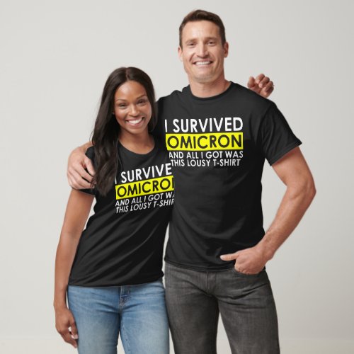 i survived omicron T_Shirt