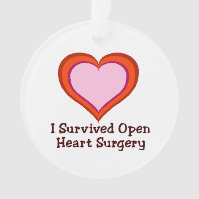 I Survived Open Heart Surgery2 Ornament (Front)