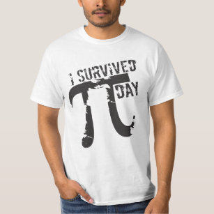 I Survived Pi Day © - Funny Pi Day T-Shirt