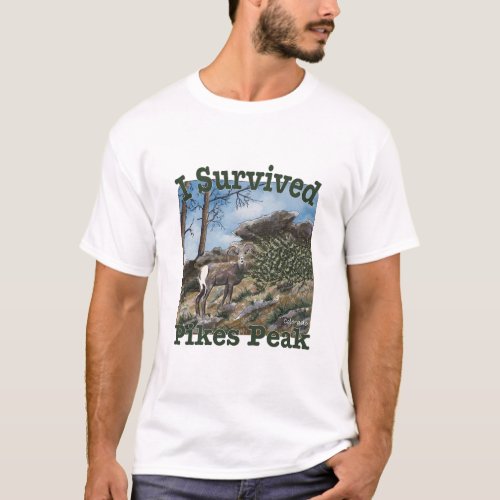 I Survived Pikes Peak Colorado T_Shirt