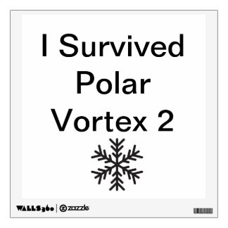 I Survived Polar Vortex 2 Wall Decal