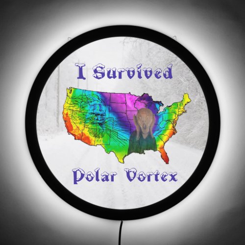 I Survived Polar Vortex LED Sign