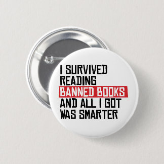 I survived reading banned books button