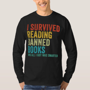 I Survived Reading Banned Books Librarian Book T-Shirt