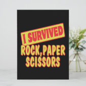 I SURVIVED ROCK PAPER SCISSORS (Standing Front)