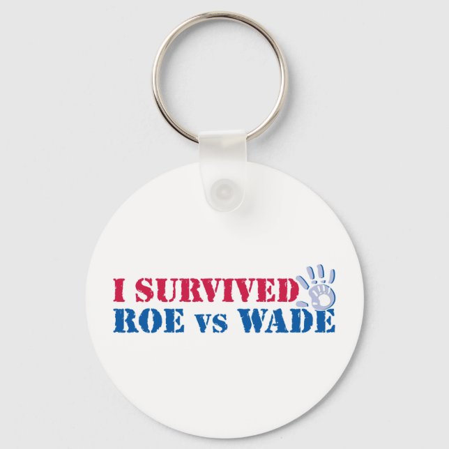 I survived Roe vs Wade (hand) Keychain (Front)