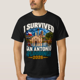 I Survived San Antonio Flooding 2026 Alamo Texas T-Shirt