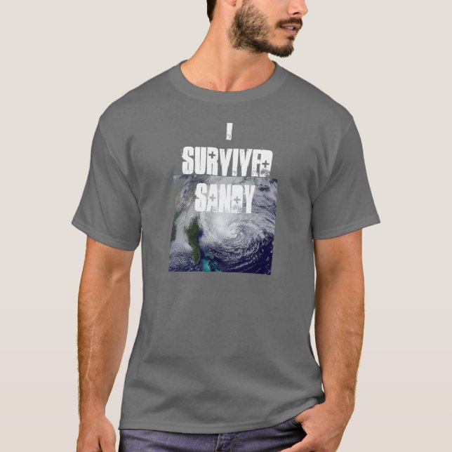 I Survived Sandy Men's T T-Shirt (Front)