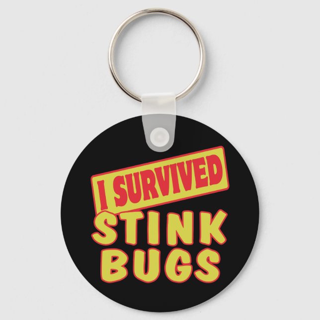 I SURVIVED STINK BUGS KEYCHAIN (Front)