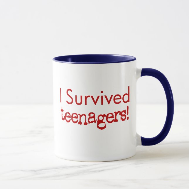 I Survived Teenagers! Mug (Right)