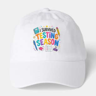 I Survived Testing Season School Humor Hat