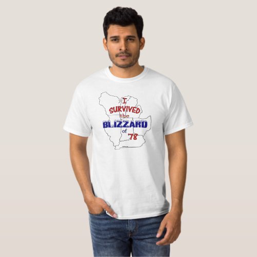 I  SURVIVED THE BLIZZARD OF 78 T_Shirt