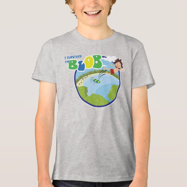 I Survived the Blob! Tri-Blend Shirt (Front)