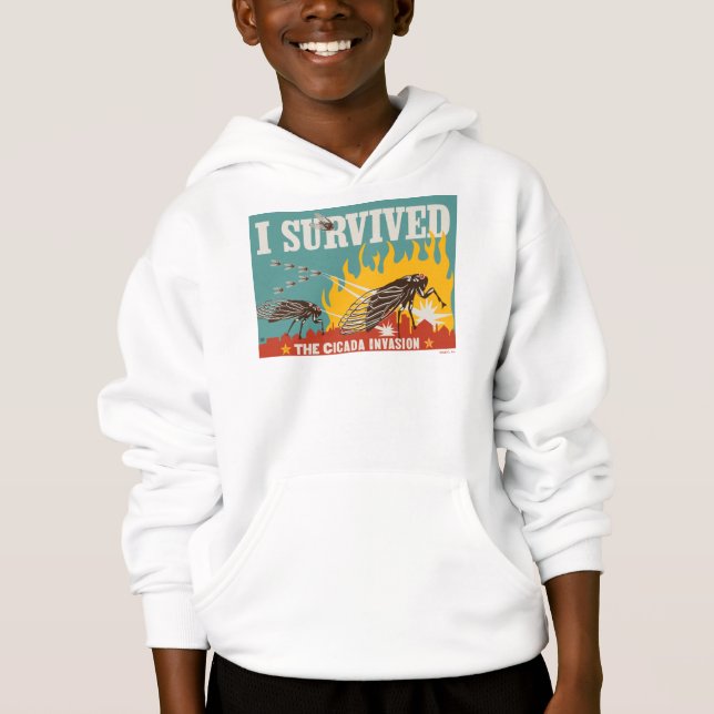 I Survived the Cicada Invasion Hoodie (Front)