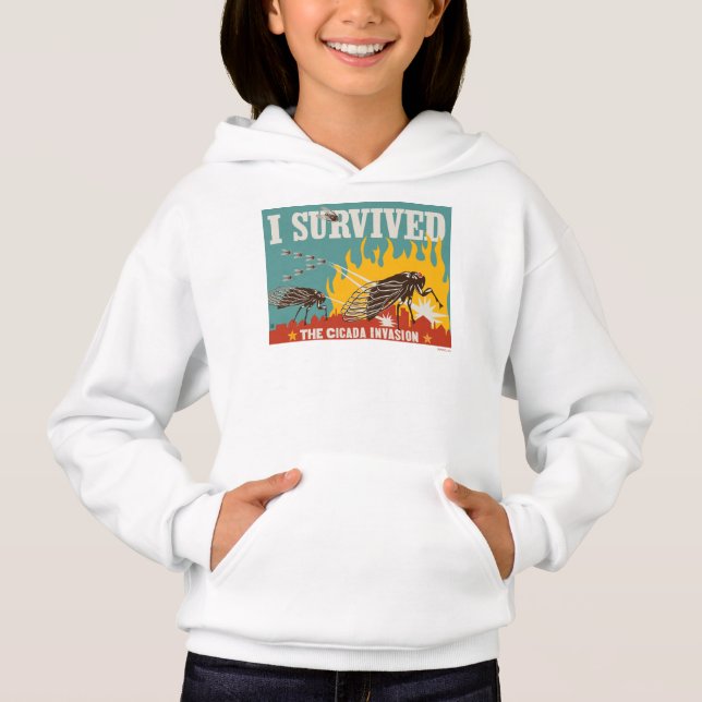 I Survived the Cicada Invasion Hoodie (Front)