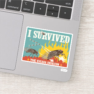 I Survived the Cicada Invasion Sticker