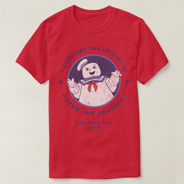 I survived the coming of Gozer the Gozerian New Yo T-Shirt (Design Front)
