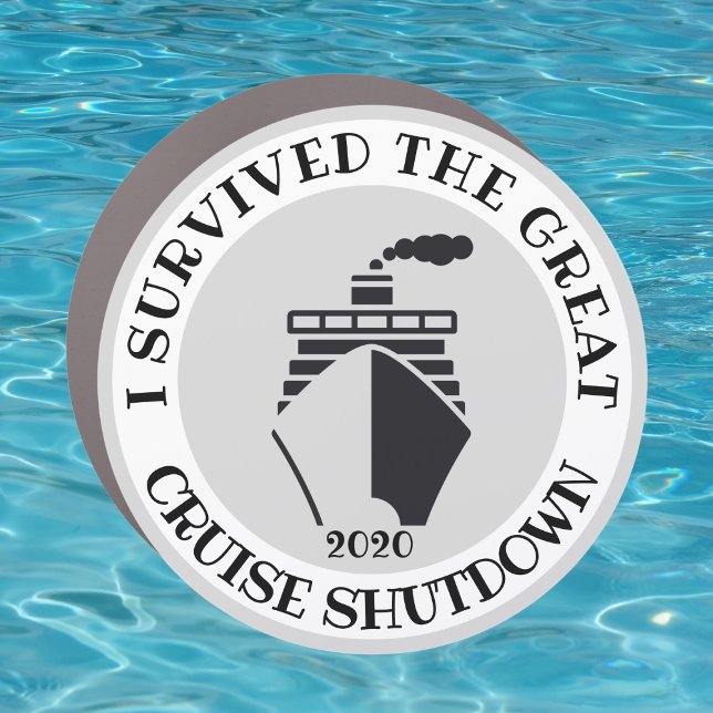 I survived the cruise shutdown cruise door magnet (Creator Uploaded)