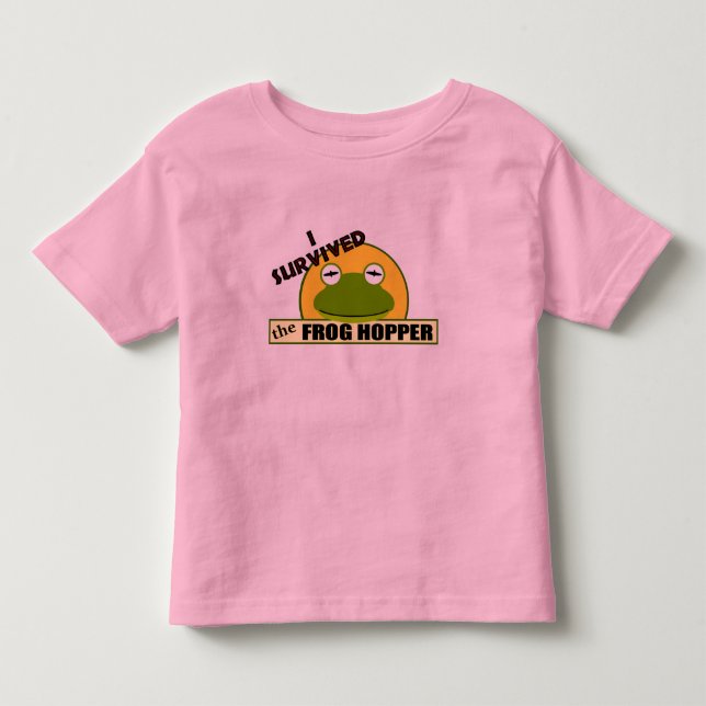 I Survived The Frog Hopper Toddler T-shirt (Front)