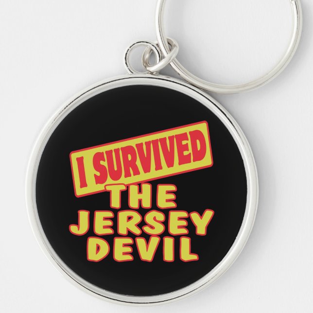 I SURVIVED THE JERSEY DEVIL KEYCHAIN (Front)