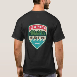 "I Survived the Kalalau Trail" Men's T-Shirt