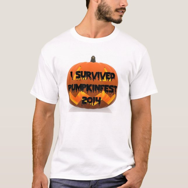 I Survived the Keene Pumpkinfest 2014 t-shirt (Front)
