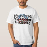 I Survived the Obama Presidency Funny Political T-Shirt