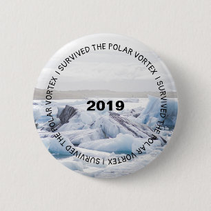 I Survived the Polar Vortex 2019 button